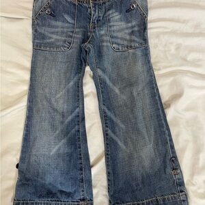 GAP Flare & Wide Leg Blue Jeans